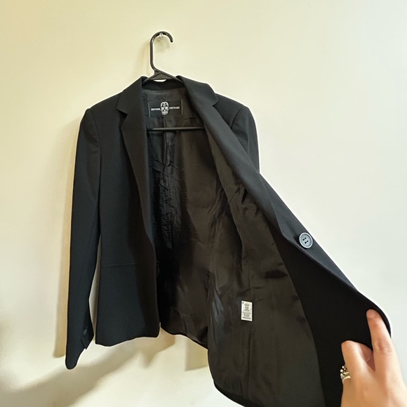 Hipchik Couture USA Glittery Daisy Black Blazer - Picture 9 of 12